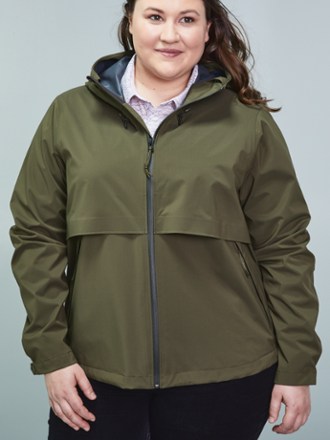 women's plus size anorak jackets