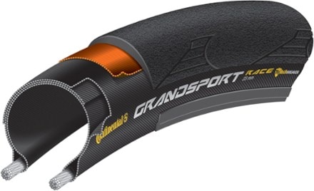 Continental Grand Sport Race Foldable Tire - 700 x 23/25 Detail View (Black)