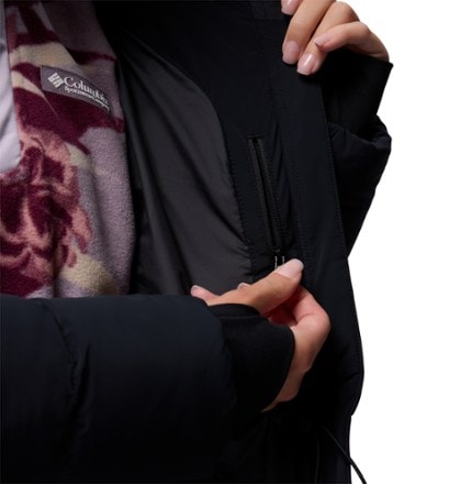 Columbia Amaze Puff Long Down Hooded Jacket - Women's 9