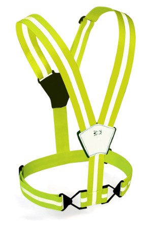 LED Reflective Vest Rechargeable Double-Side LED Strips Elastic Running Gear  for