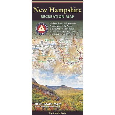 Benchmark Maps New Hampshire Recreation Map 0