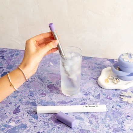 LifeStraw Sip Reusable Stainless-Steel Water Filter Straw 2
