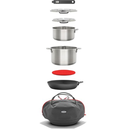Camp Cookware Set with Travel Bag