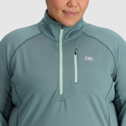 Outdoor Research Vigor Grid Fleece Quarter-Zip Pullover - Women's 9
