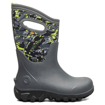 Bogs Classic Seamless Rain Boots Gray 1 Kids