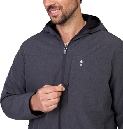 Free Country Melange Stretch Full-Zip Hoodie - Men's 2
