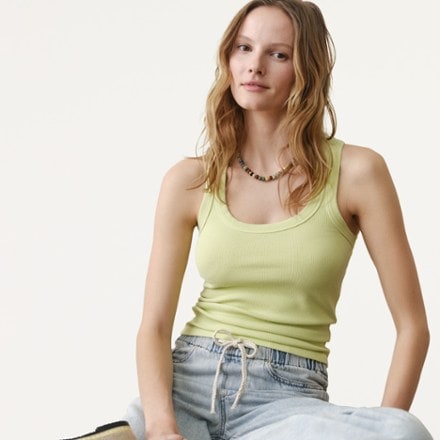 Marine Layer Lexi Rib Scoop Tank Top - Women's 5