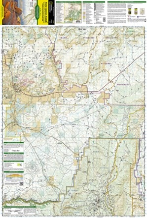 National Geographic Paria Canyon and Kanab Topographic Map 1