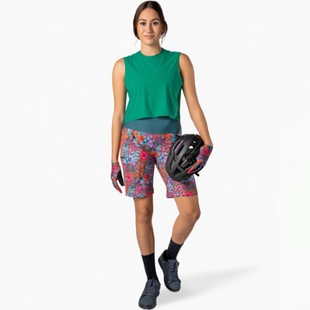 SHREDLY Limitless 11" Stretch Waistband High-Rise Bike Shorts - Women's 5