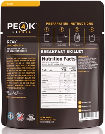 PEAK REFUEL Breakfast Skillet - 2 Servings 1