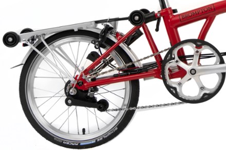 Brompton C Line Explore Folding Bike with Rack - High 5