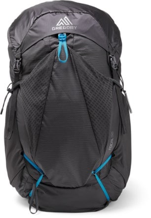 Gregory Focal 58 Pack - Men's Exterior side pockets & adaptable Packmod compression (Items sold separately) (Ozone Black)