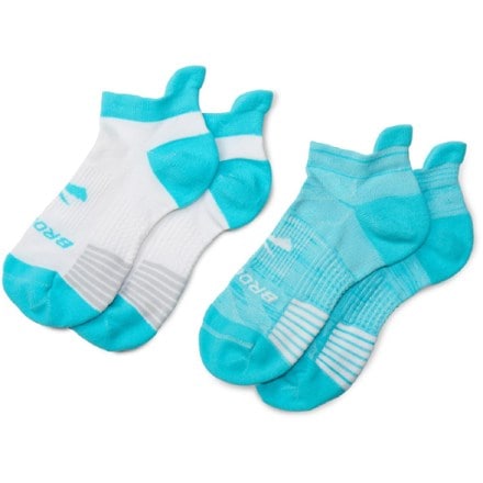 Brooks Ghost Lite No Show Socks - 2 Pairs 0