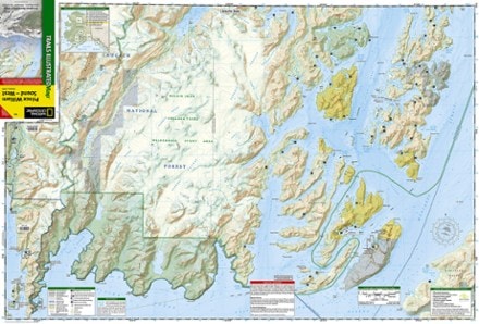 National Geographic Prince William Sound - West Map 1