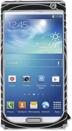 Front view on phone (Black)