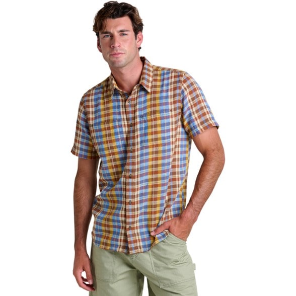 On Body Image of color Umber Plaid