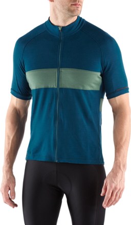 ibex wool cycling jersey