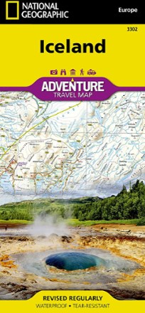 National Geographic Iceland Adventure Travel Map 0