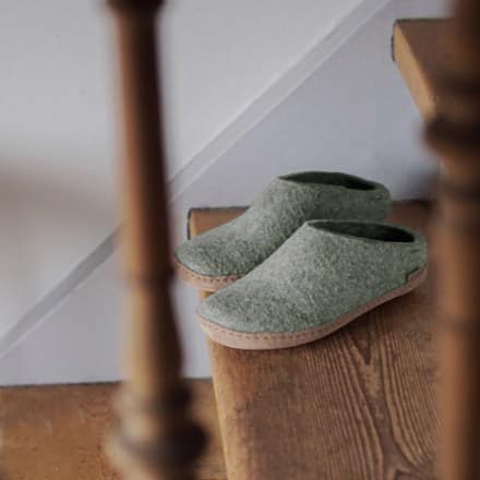 glerups Model B Slip-On Slippers - Women's 5