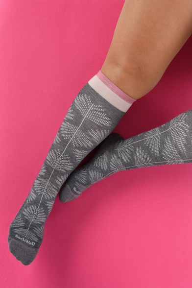 Location Image for Full Floral Wide-Calf Socks - Women's