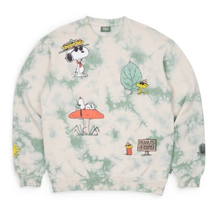 Parks Project Peanuts x Parks Project Tie-Dye Crew Sweatshirt 0
