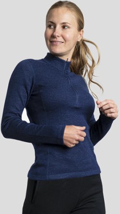Arms of Andes 300 Lightweight Alpaca Wool Half-Zip Base Layer Top - Women's 4