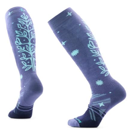 Smartwool Ski Full Cushion Ice Blossom Over the Calf Socks - Women's 0