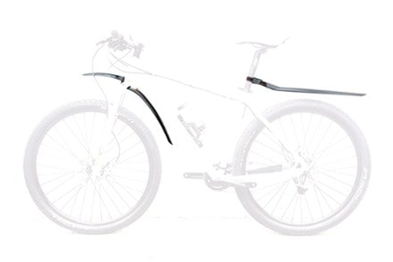 SKS X-Dry XL Rear Seatpost Fender In Use (Black)