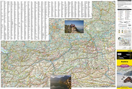 National Geographic Austria Adventure Travel Map 2