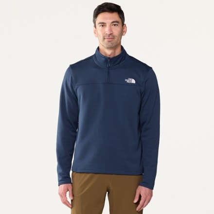 The North Face Cedar Trail Grid Fleece Quarter-Zip Pullover - Men's 1