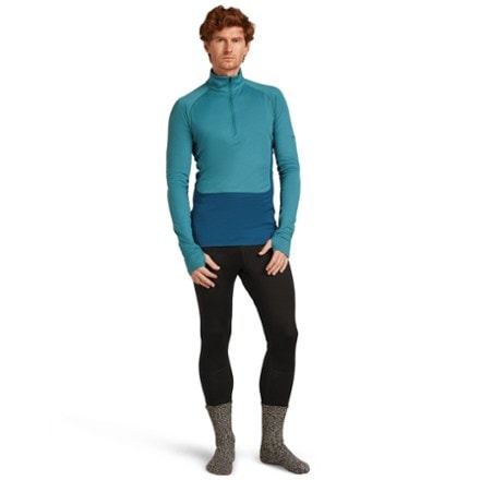 Icebreaker Merino 200 ZoneKnit Long-Sleeve Half-Zip Base Layer Top - Men's 2