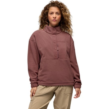 prAna Stretch Zion Fleece Half-Snap - Women's 1