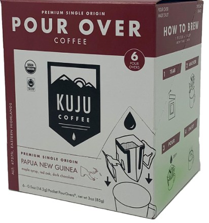 Kuju Coffee Single Origin SingleServe Pour Over Coffee Package of 6 REI Coop