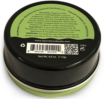 Squirrels Nut Butter Anti-Chafe Salve Tin - 4 oz. 1