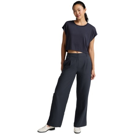 Beyond Yoga Studio Luxe Cropped T-Shirt - Women's 2