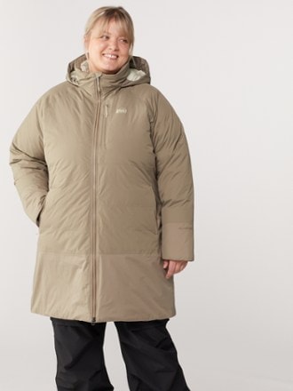 Women's Brown Puffers & Parkas