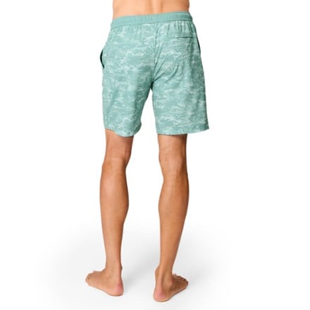 Free Country Contrast Elastic Swim Shorts - Men's 1
