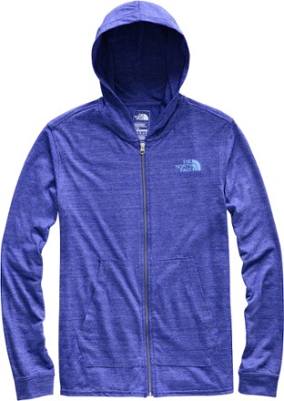 north face tri blend full zip hoodie