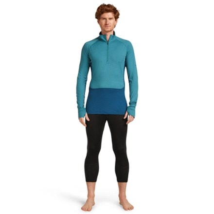 Icebreaker Merino 200 ZoneKnit Long-Sleeve Half-Zip Base Layer Top - Men's 8