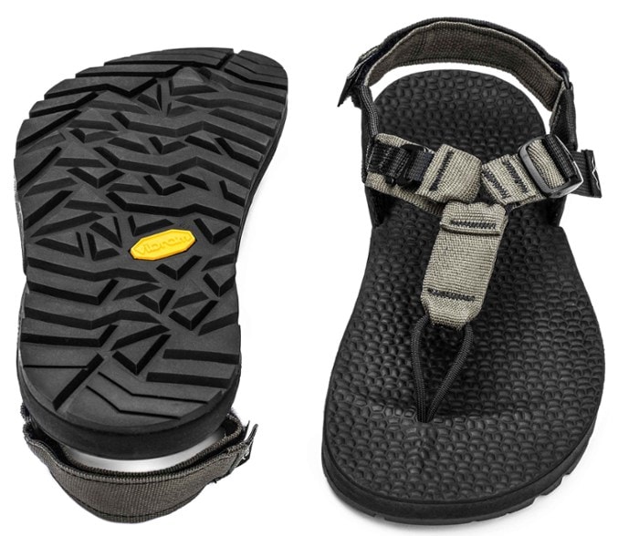 Bedrock Cairn 3D Adventure black and orange hiking sandals for men