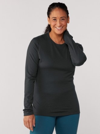 Icebreaker Merino 200 Oasis Long-Sleeve Crewe Thermal Top - Women's 1