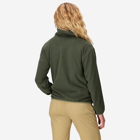 On Body Image of color Olive Grove Heather