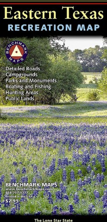 Benchmark Maps Eastern Texas Recreation Map 0