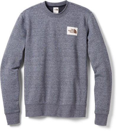 north face men's crew sweatshirt