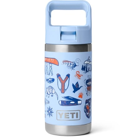 YETI Rambler Jr. Vacuum Water Bottle with Straw Cap - 12 fl. oz. 0