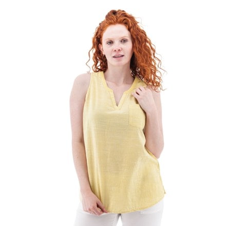 Aventura Devonne Split-Neck Tank Top - Women's 0