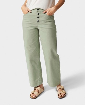 Stio Rivet Wide Leg Canvas Pants - Women's 1