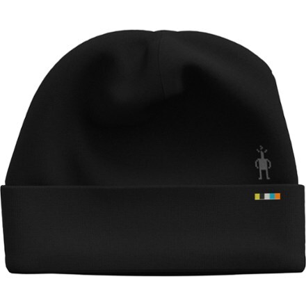 Men's Black Moisture Wicking Acrylic Security Beanie – Fold Up Winter Hat – 1 Or 3 Pack