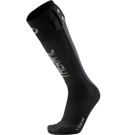 Therm-ic Heat Fusion One Socks + S-Pack 2400 Batteries 0