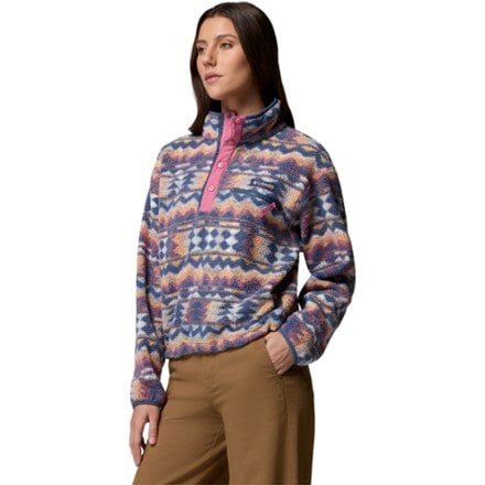 Columbia Helvetia II Cropped Half-Snap Fleece Pullover - Women's 3